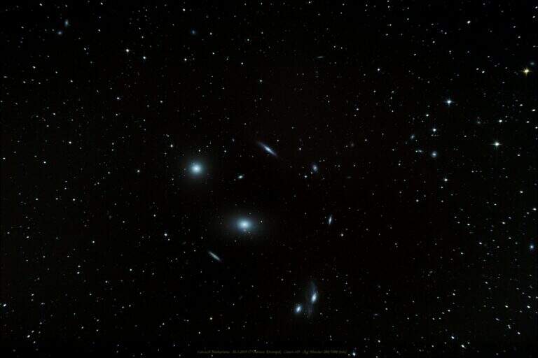 M84, M86 – Markarian's Chain