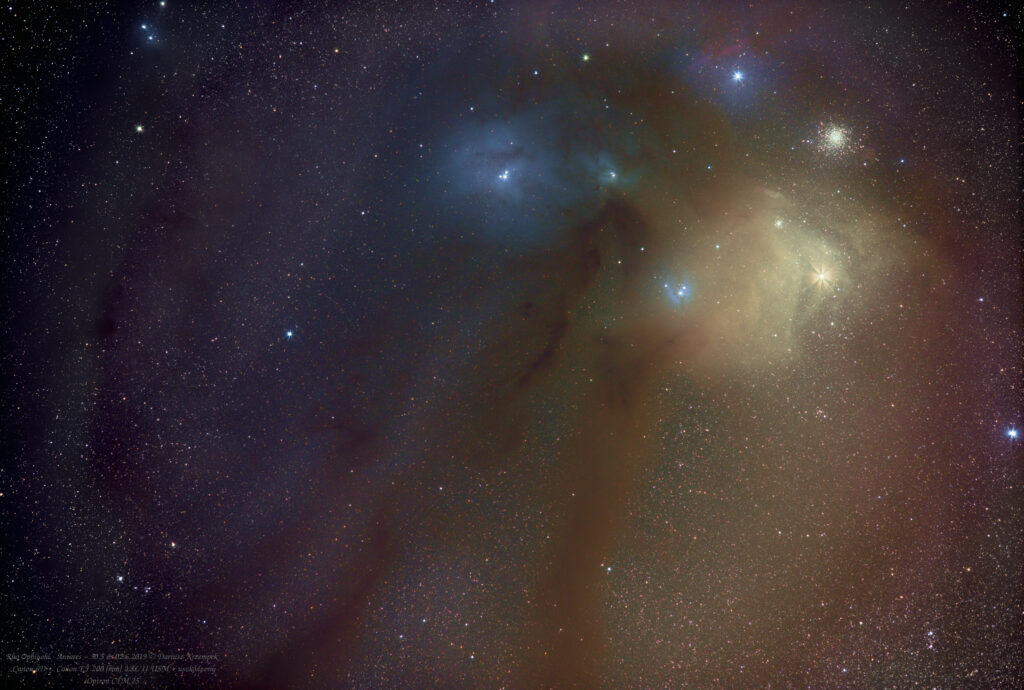 The Rho Ophiuchi Nebula – Antares