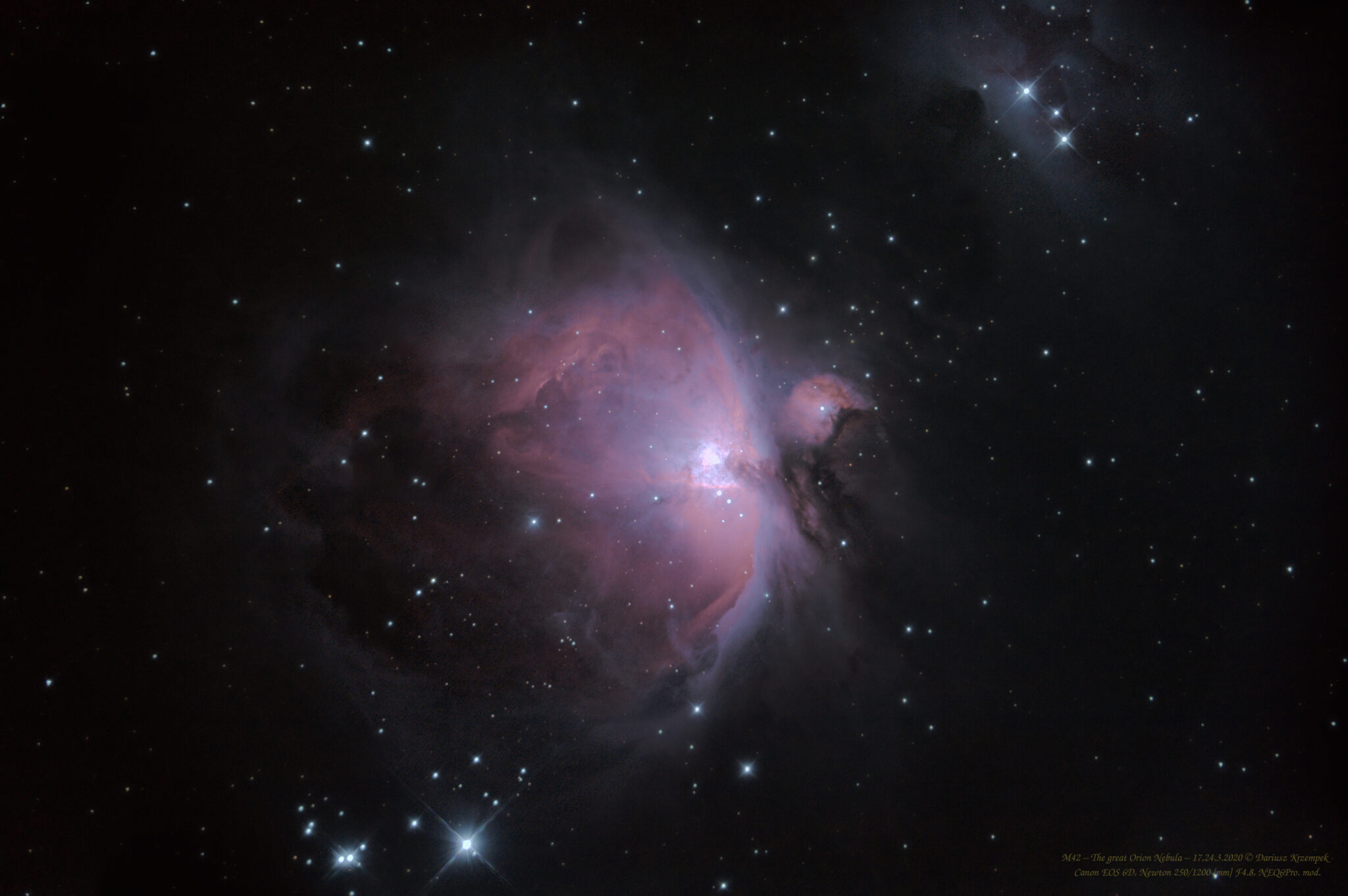M42 / NGC 1976 - native colors