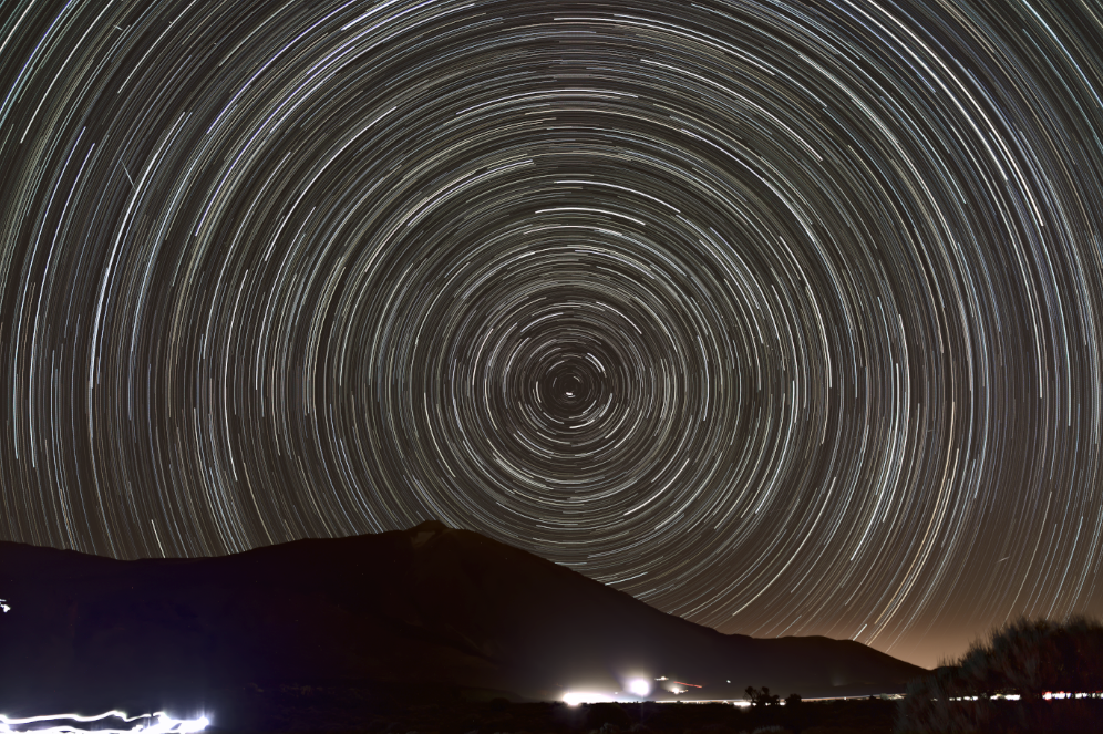 Star Trails over Teide