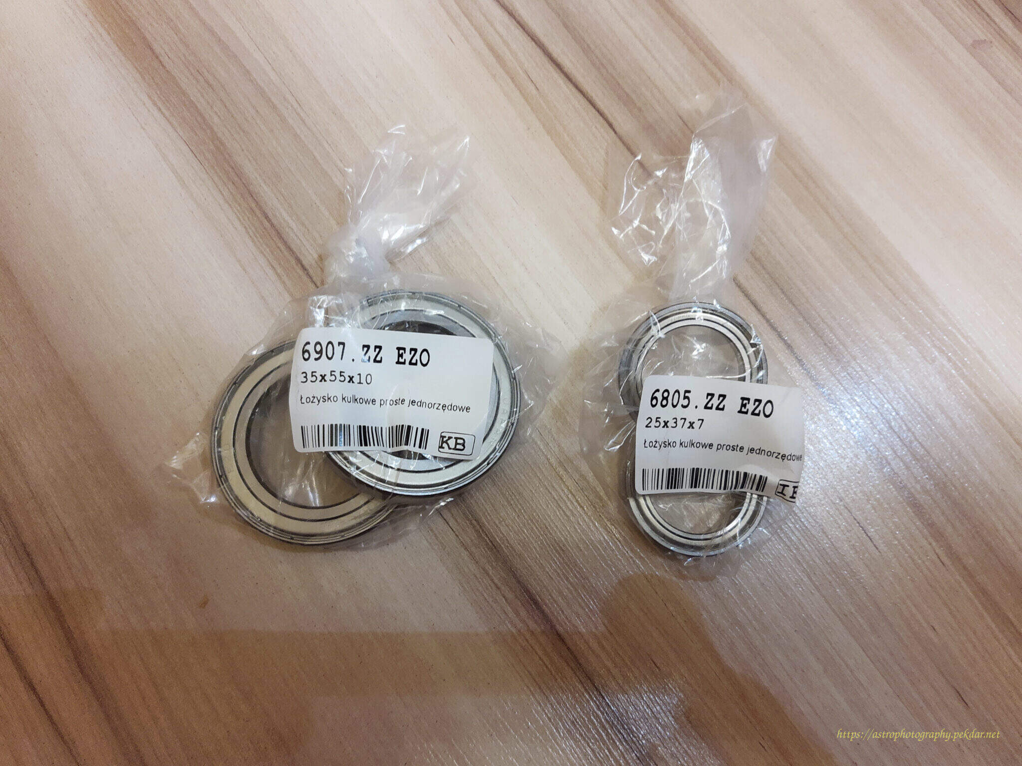 iOptron CEM25P - DEC axis - new bearings