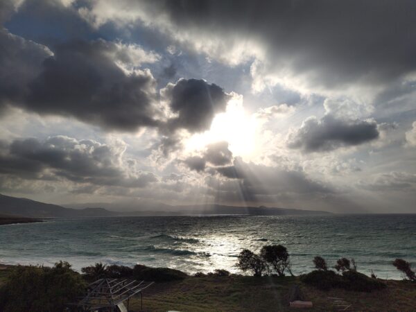 Sunset - Certe Greek island near Sitia city