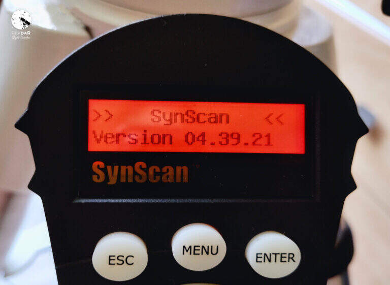 SynScan V4 - wersja firmware 04.39.21