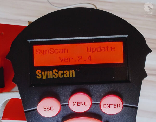 SynScan - tryb aktualizacji firmware - Ver.2.4