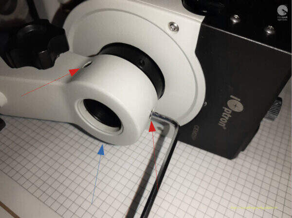 iOptron CEM25P - three allen screw head cap