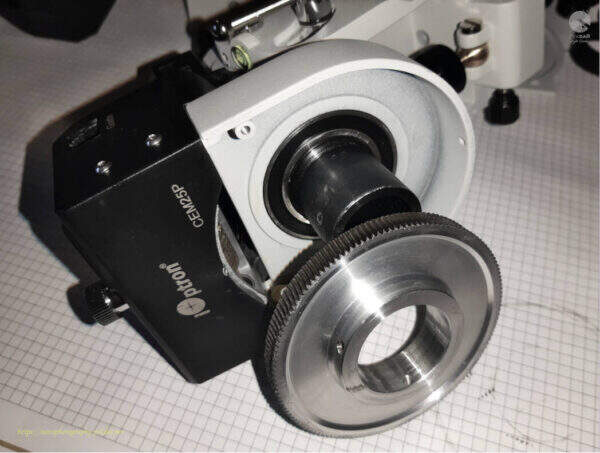 iOptron CEM25P - RA gear wheel removed