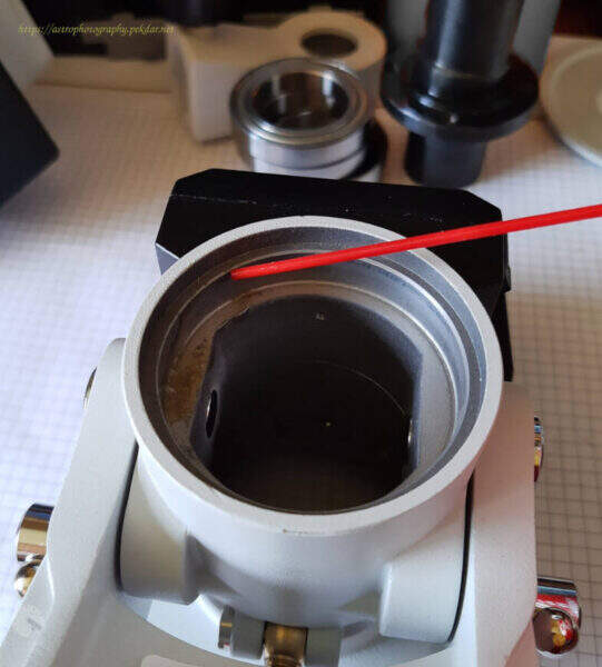 iOptron CEM25P - grease to the bearing seat