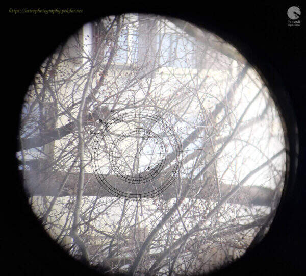 iOptron CEM25P - window corner on the opposite building