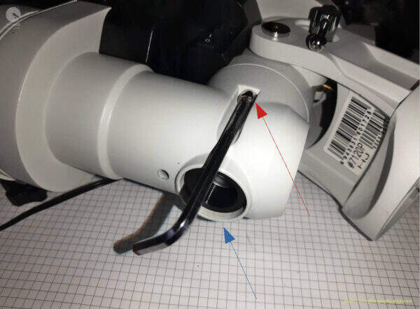 iOptron CEM25P - zewnętrzne śruby łączące