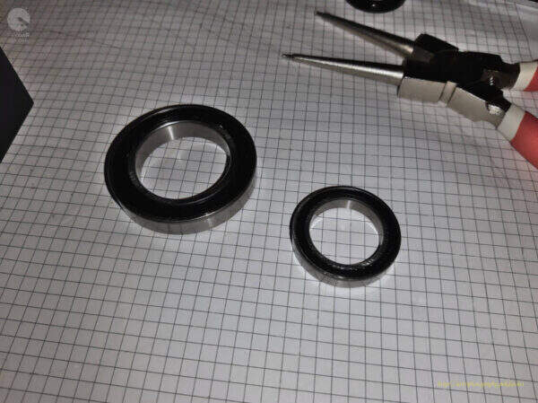 iOptron - oś DEC - oba łożyska osi