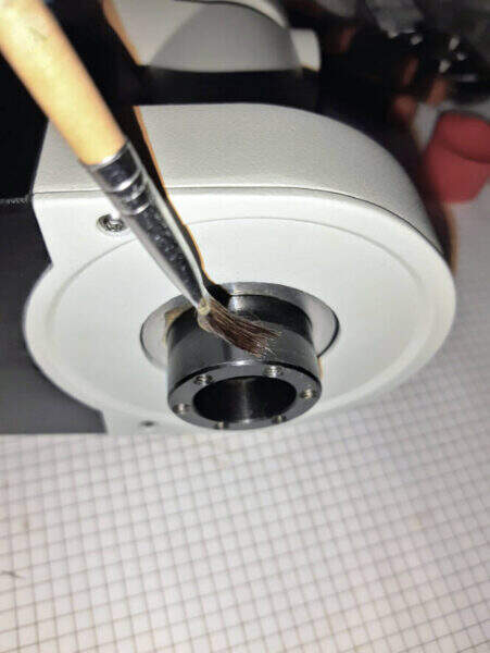 iOptron - oś DEC - smarowanie tulei