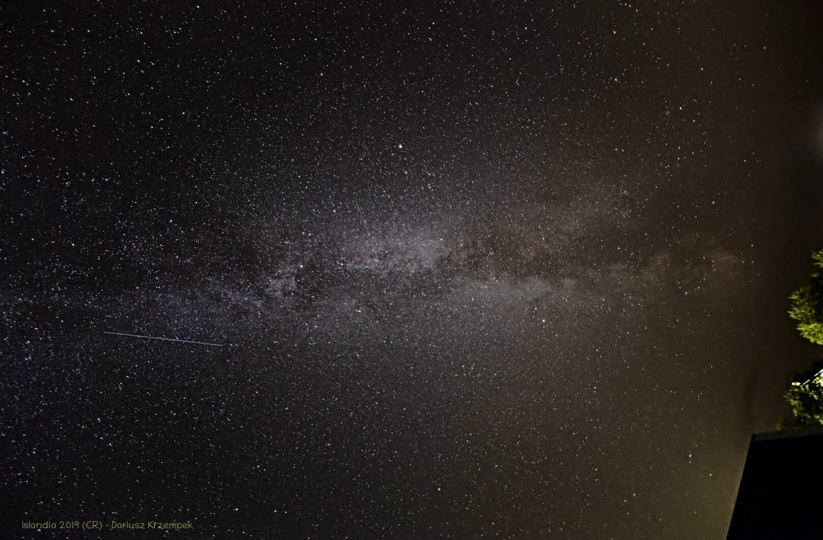 A swarm of satellites