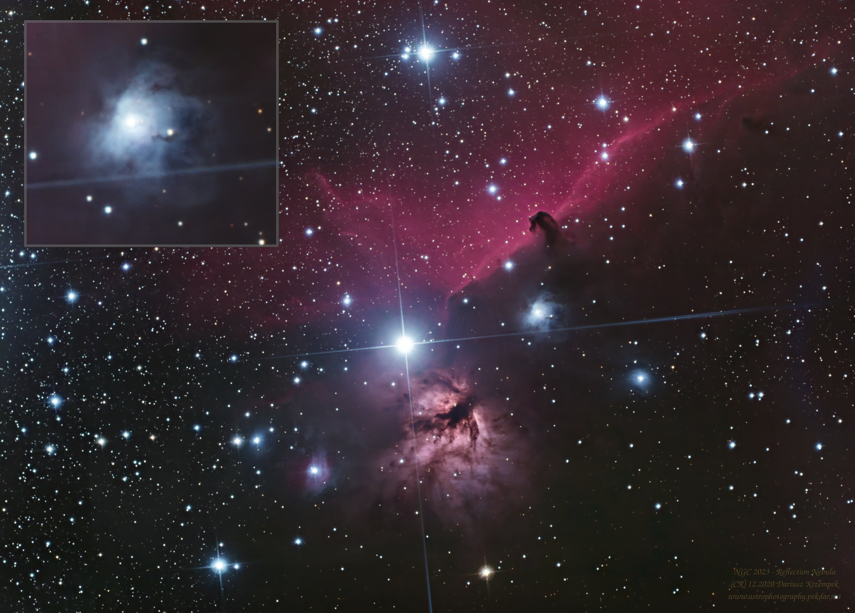 NGC 2023 (full frame)