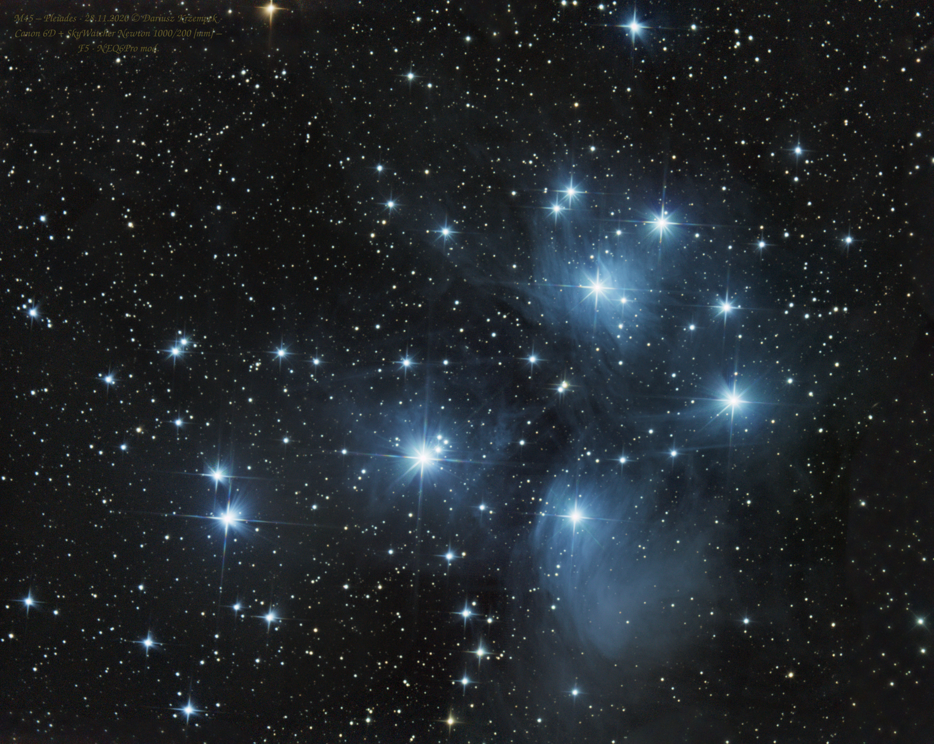 Plejady / Pleiades - M45