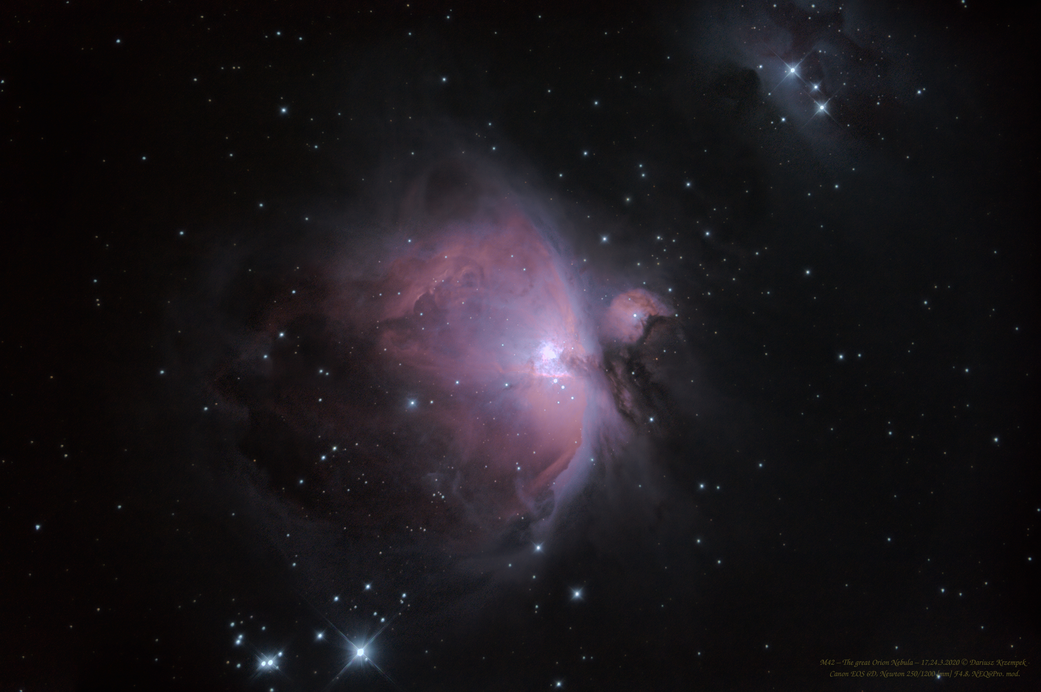 M42 / NGC 1976 - native colors