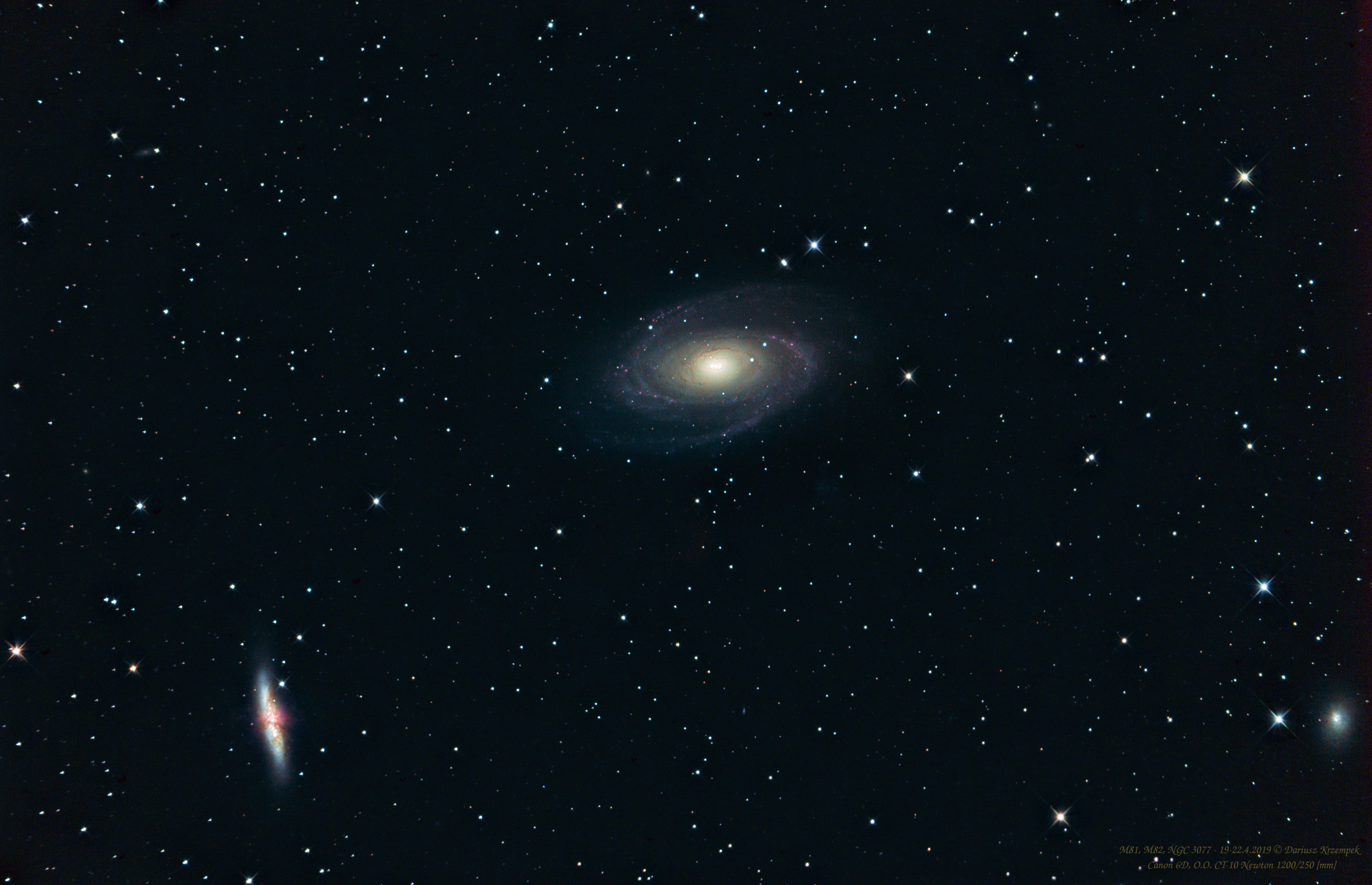 M81- M82 - NGC 3077