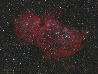 IC1848 with reduced stars