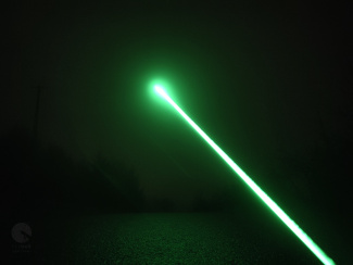Laser fireball over the PTMA rally