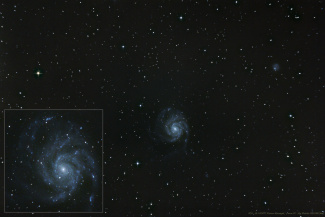 M101 (NGC 5457) – Galaktyka Wiatraczek / Pinwheel galaxy